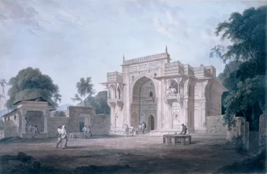 Porta che conduce a una moschea, Chunargarh, Uttar Pradesh